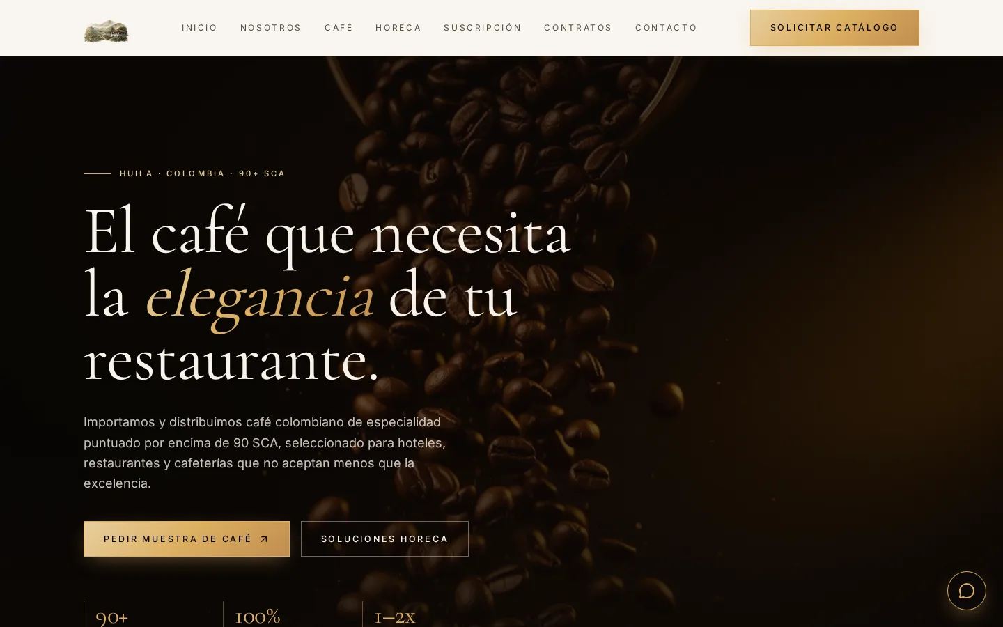 Sierra de Oro Café — homepage